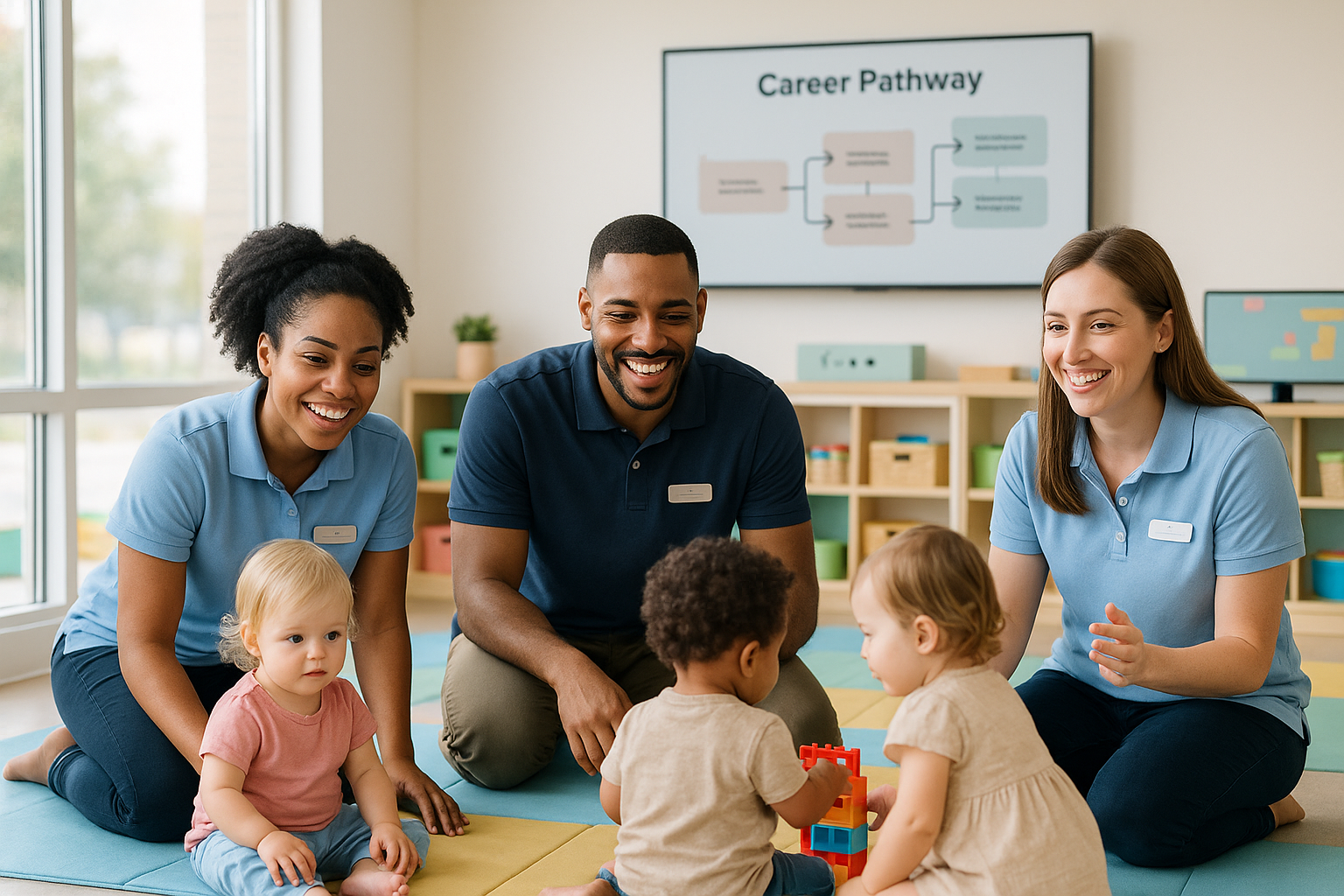 Professional development training session at GRO Early Learning